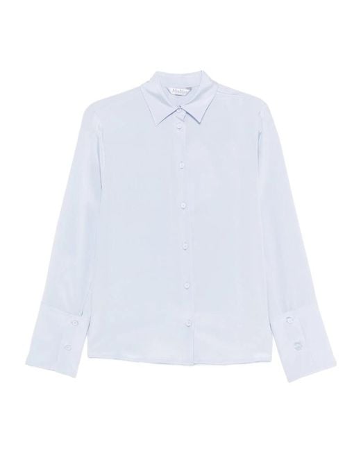 Max Mara White Collared Long-Sleeved Shirt