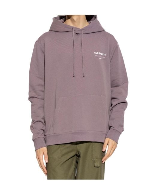 AllSaints Purple Hoodies for men
