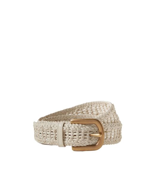 Gabriela Hearst White Woven Belt