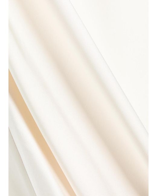 Rohe White Satin Maxi Dress