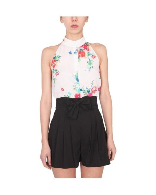 Moschino Black Boutique American Neck Shirt