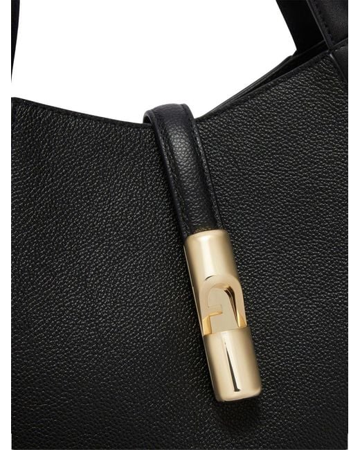 Furla Black Double-Handled Tote Bag