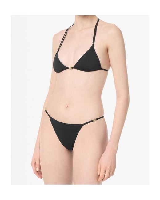 Tom Ford White T Triangle Bikini Set Beachwear