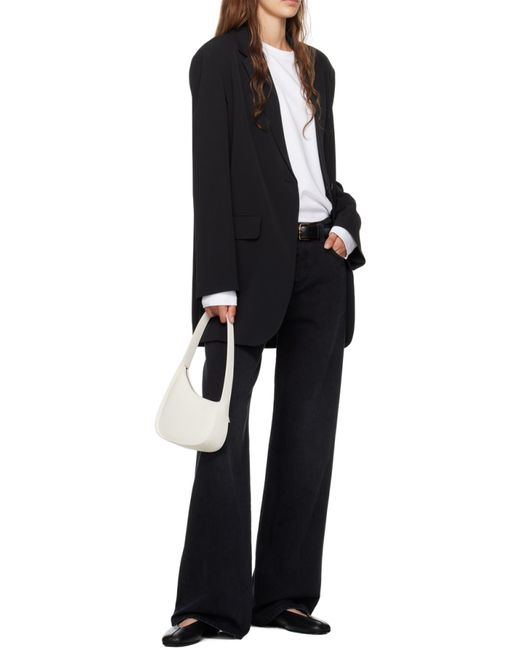 The Row Blue Obine Single-Breasted Blazer