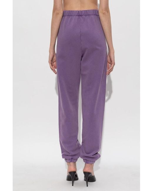 The Attico Purple The High-Waisted Loose Jogging Pants