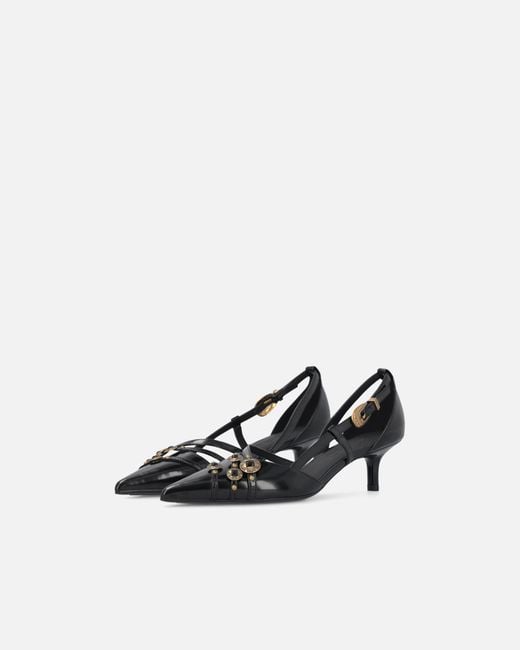 Pinko Black Gloria Slingback Pumps