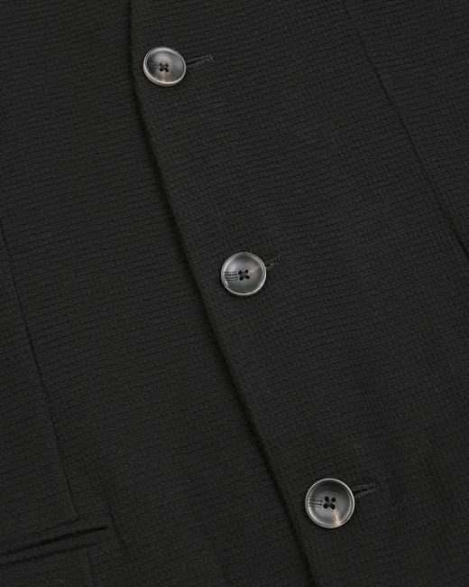 Armani Collezioni Black Logo Casual Jacket for men