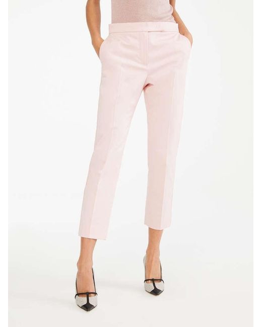 Max Mara Pink Luana Straight Casual Pants