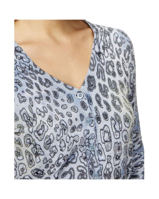 DIESEL Blue M-Alima-Leo V-Neck Cardigan