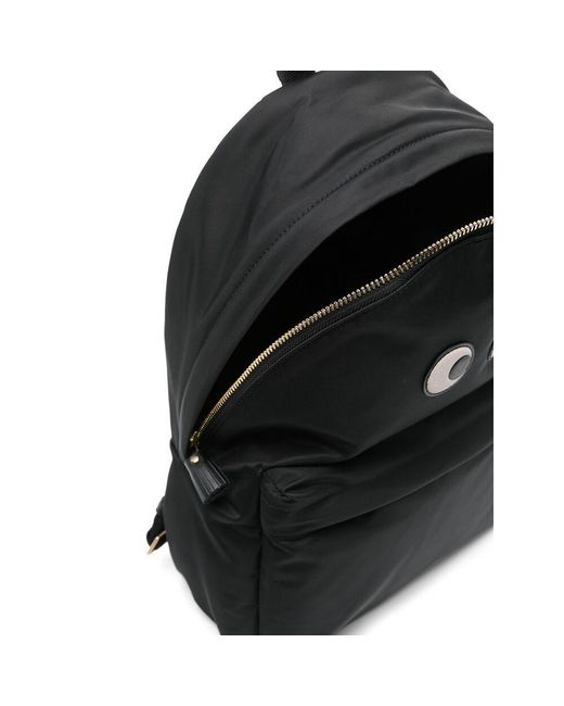 Anya Hindmarch Black Top Handle Backpack