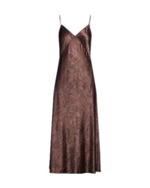 MAX&Co. Brown Slip Dress