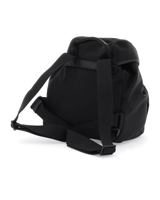 Moncler Black Trick Buckle Strapped Backpack