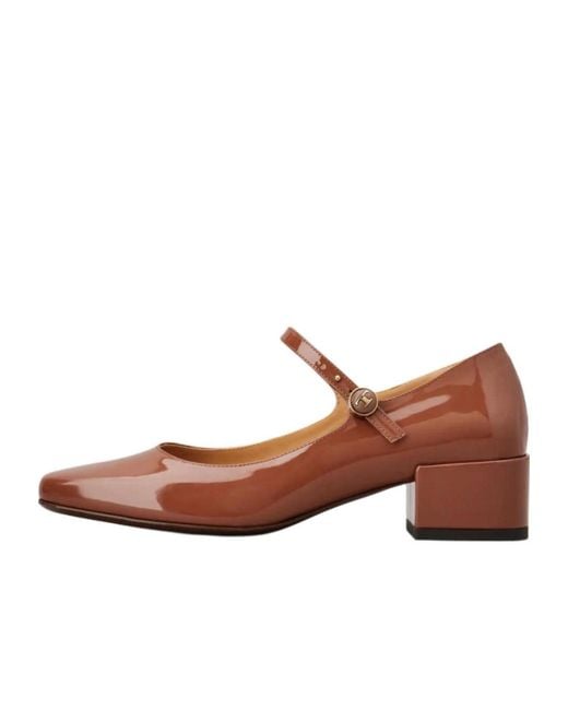 Tod's Brown 40Mm Leather Pumps