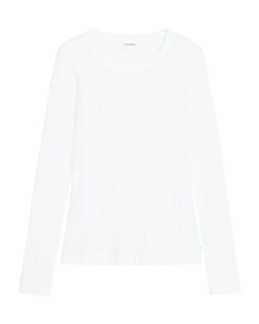 Closed White Crewneck Longsleeve