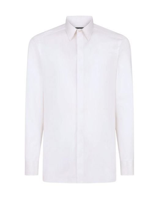 Tom Ford White Dotted Shirt for men