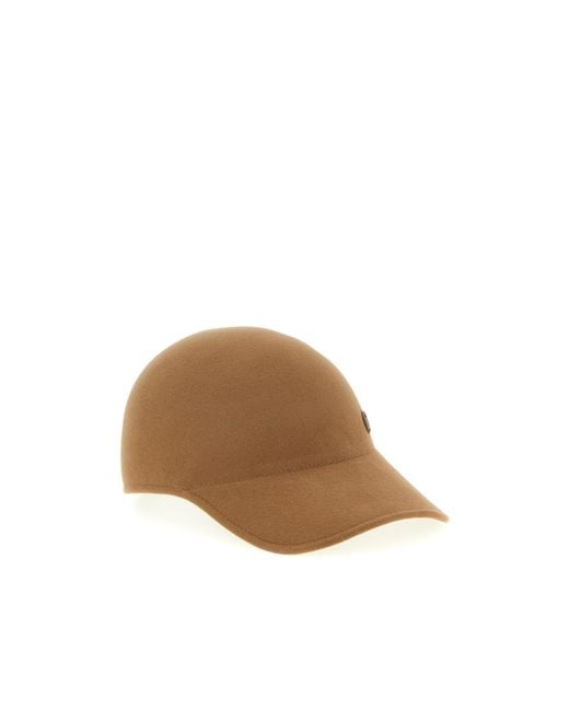 Maison Michel Brown 'Tiger' Cap