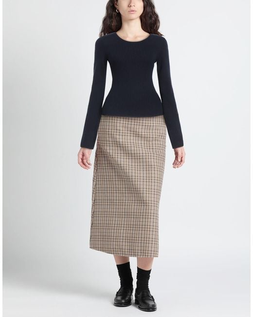 Rag & Bone Blue Solid Color Long-Sleeve Knit Top