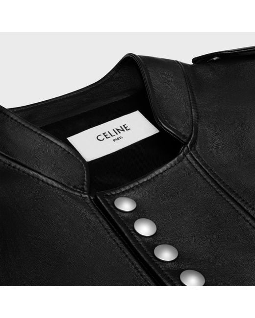 Céline Black Racer Blouson Jacket