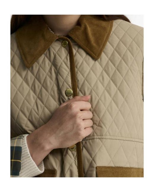 Barbour Metallic Quilted Jacket