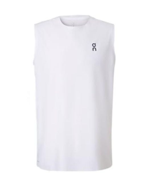 On Shoes White Quick-Dry Tank Top for men