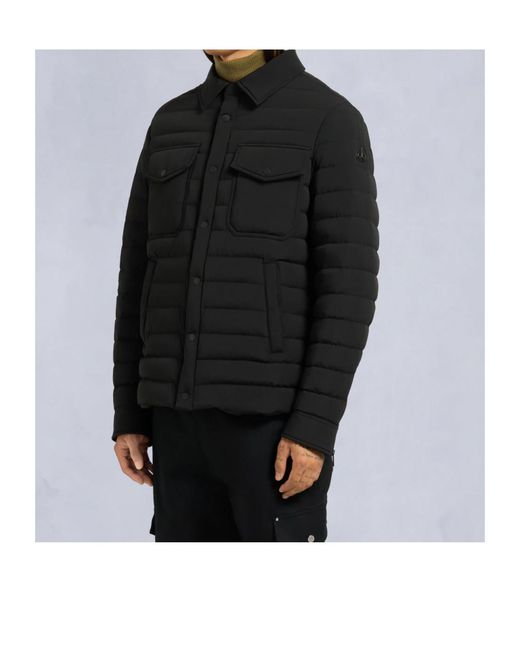 Moose Knuckles Black Apos;S Lennox Shirt Jacket for men