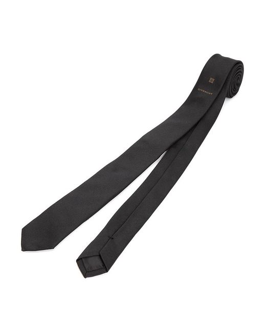 Givenchy White Pointed Tie for men