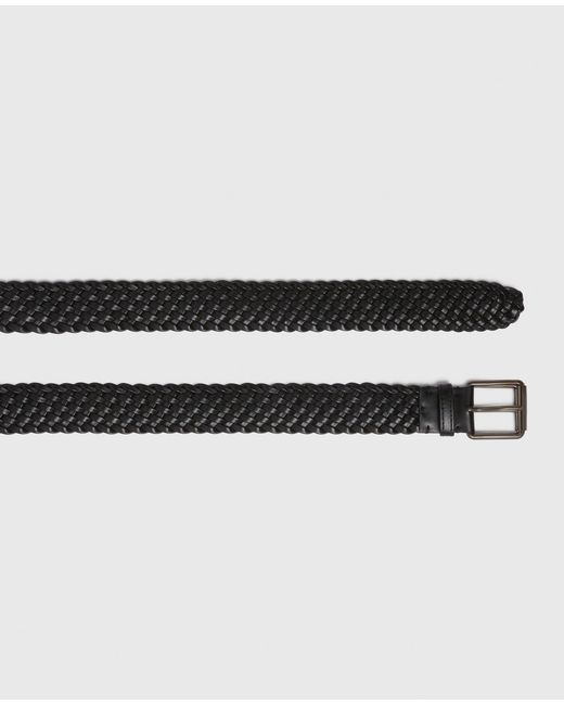 Stella McCartney White Woven Buckle Belt
