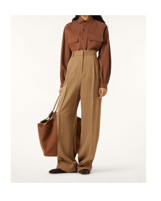 Loro Piana Brown Long Sleeve Buttoned Shirt