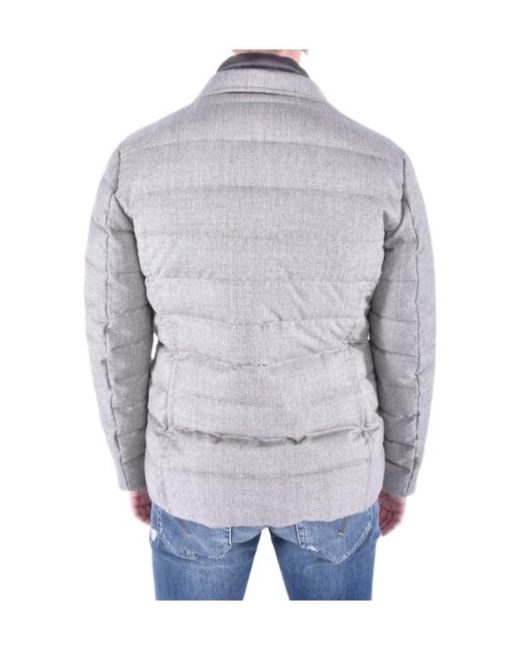 Moorer Blue Nomos Padded Jacket for men