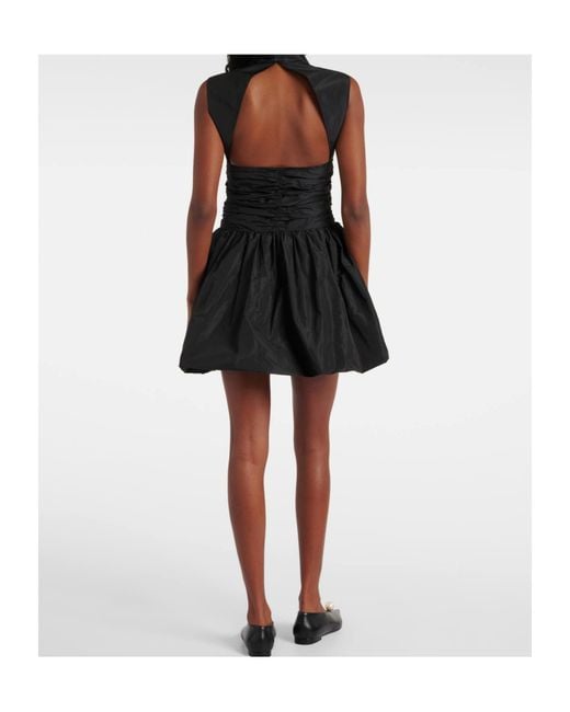 Patou Black Pleated Detail Dress