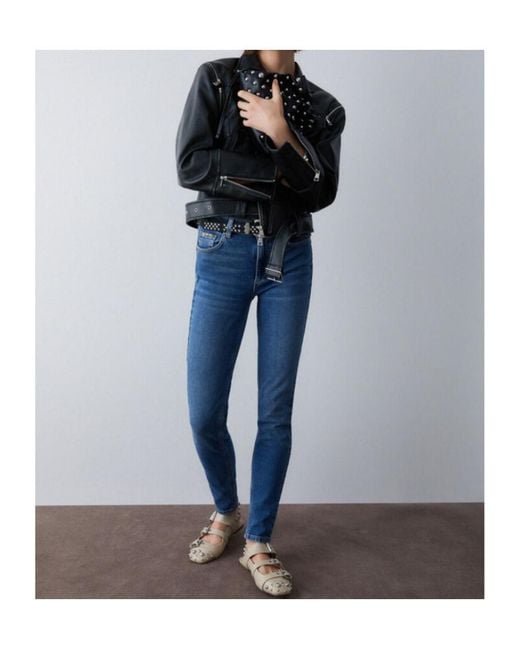 Liu Jo Blue High-Rise Ive-Pockets Jeans