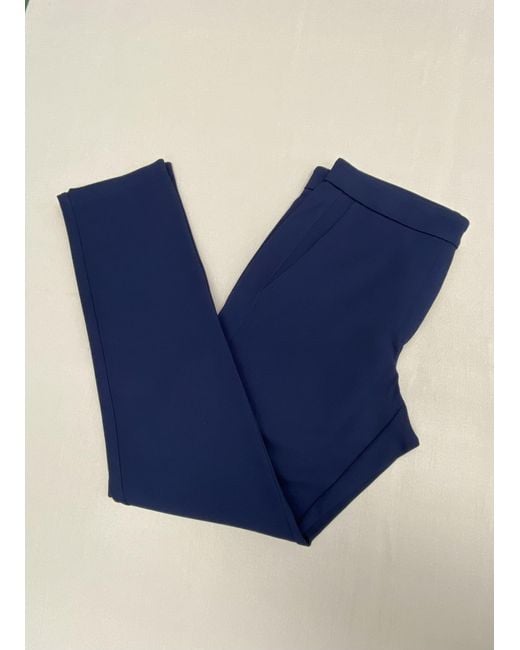 Max Mara Blue Pocket Casual Pants