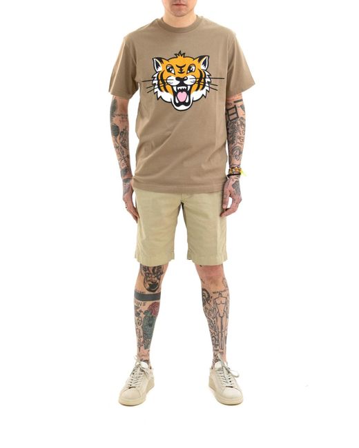Incotex Green Cotton Shorts for men