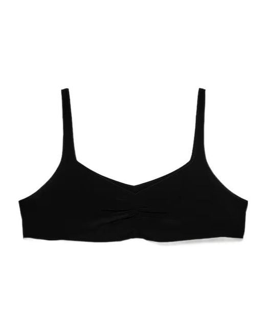 Prada Black Crepe De Chine Top
