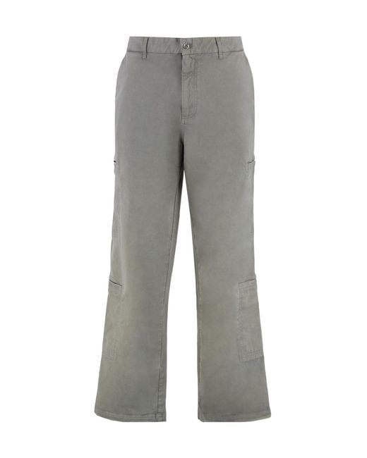 Represent Gray Season Wide-Leg Cargo Pants for men