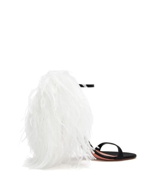 AMINA MUADDI White 105Mm Jerry Sandals
