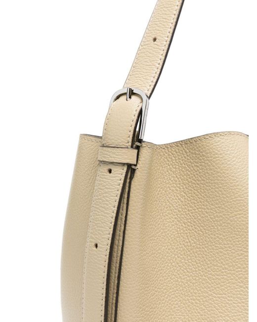 Totême White Letter-Print Shoulder Bag