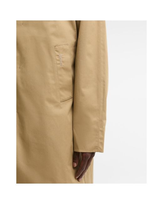 Barbour Natural Single-Breasted Mid-Length Utility Jacket for men