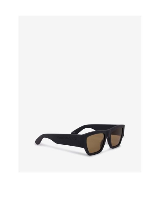 McQueen White Eyewear Square-Frame Sunglasses for men