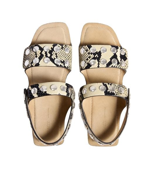Khaite White Boden Sandals