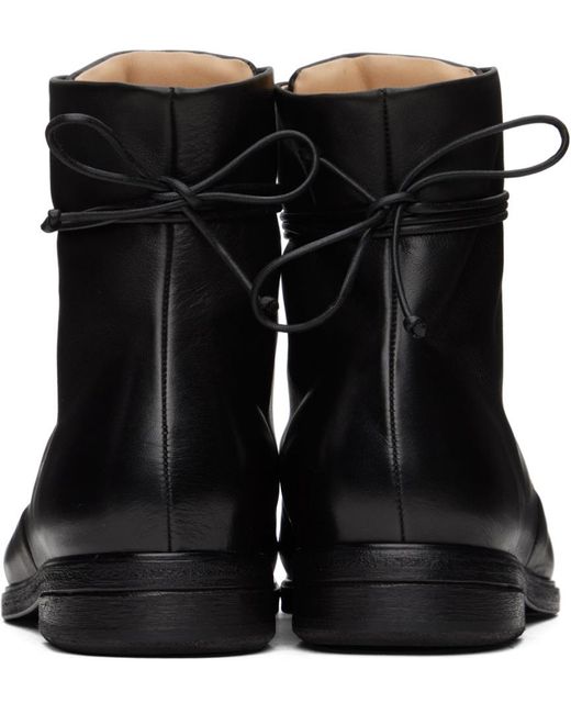 Marsèll Black Marsèll Zucca Media Lace-Up Ankle Boots for men