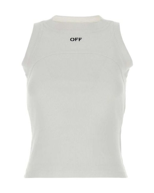 Off-White c/o Virgil Abloh White Crew-Neck Tank Top