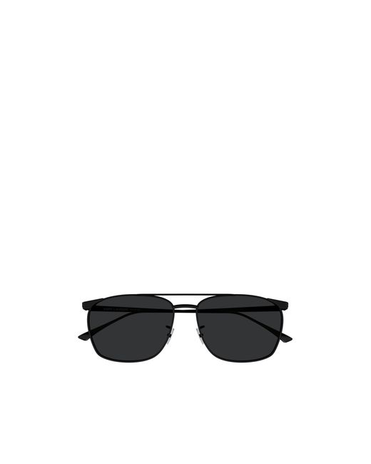 Saint Laurent White Full Frame Pilot Sunglasses for men
