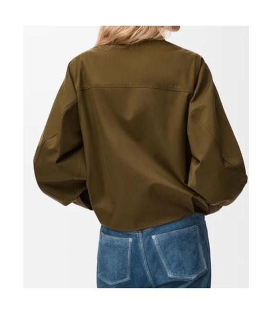 Loewe Green Buttoned Jacket