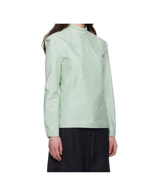 Marni Green Jacquard Shirt