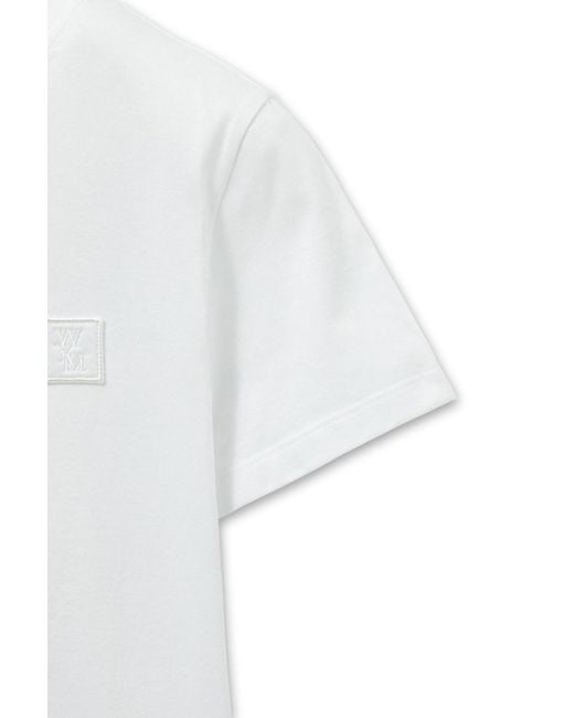 Wooyoungmi White Short-Sleeved T-Shirt