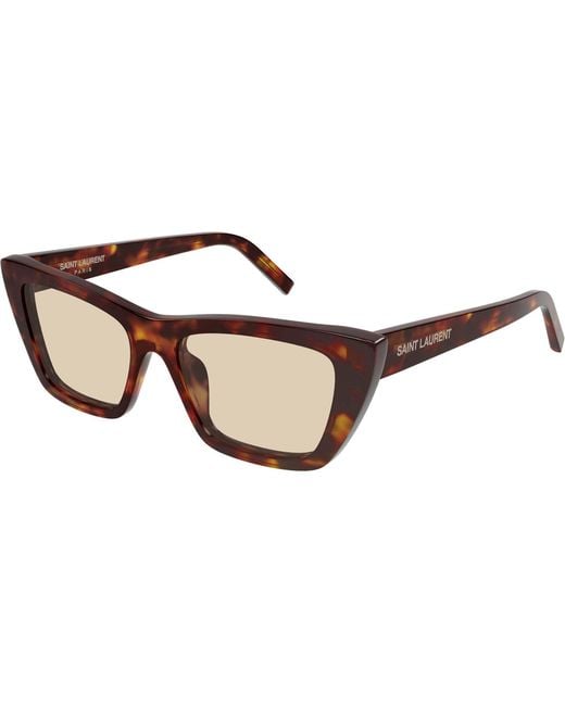 Saint Laurent Multicolor Eyewear Cat-Eye Frame Sunglasses