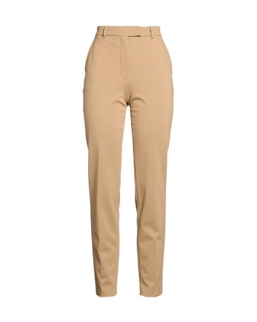 Max Mara Natural Slim-Fit Casual Pants