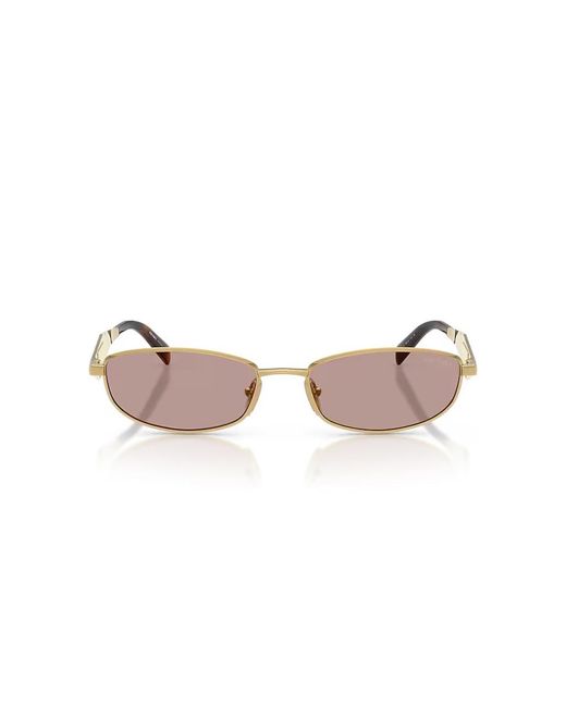 Prada White Full-Rim Sunglasses
