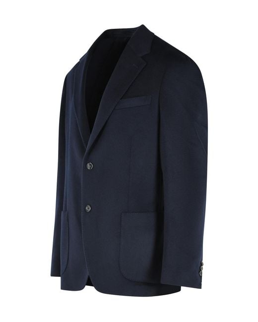 Lardini Blue Roma Single-Breasted Blazer for men